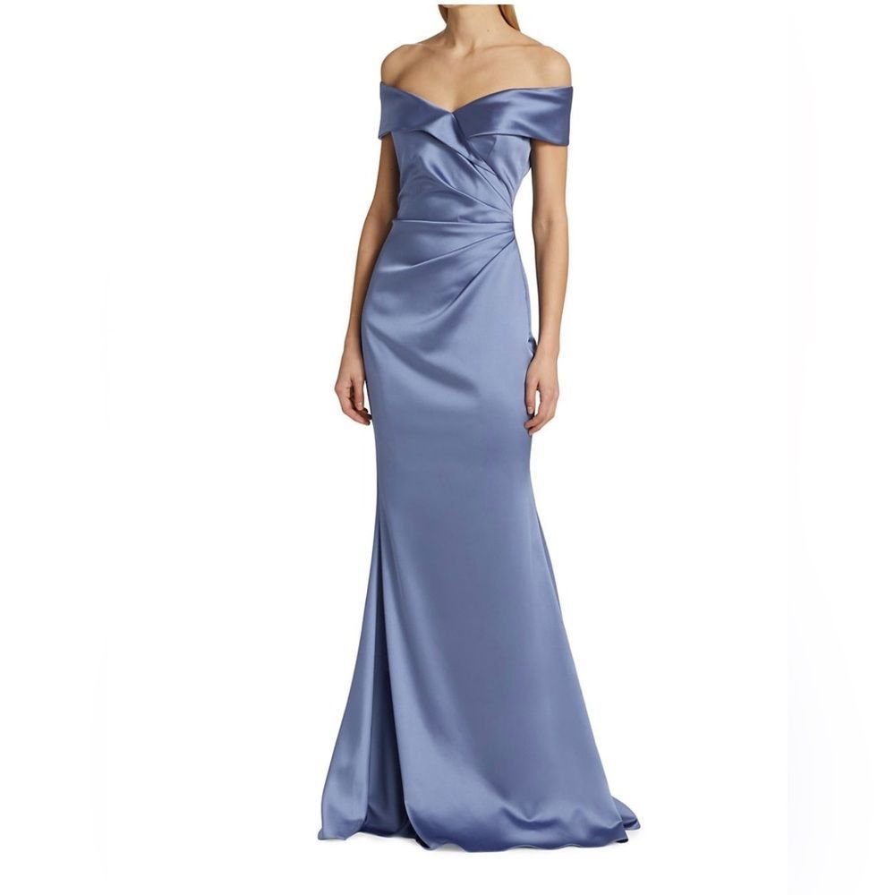 Teri Jon by Rickie Freeman Off Shoulder Dress
